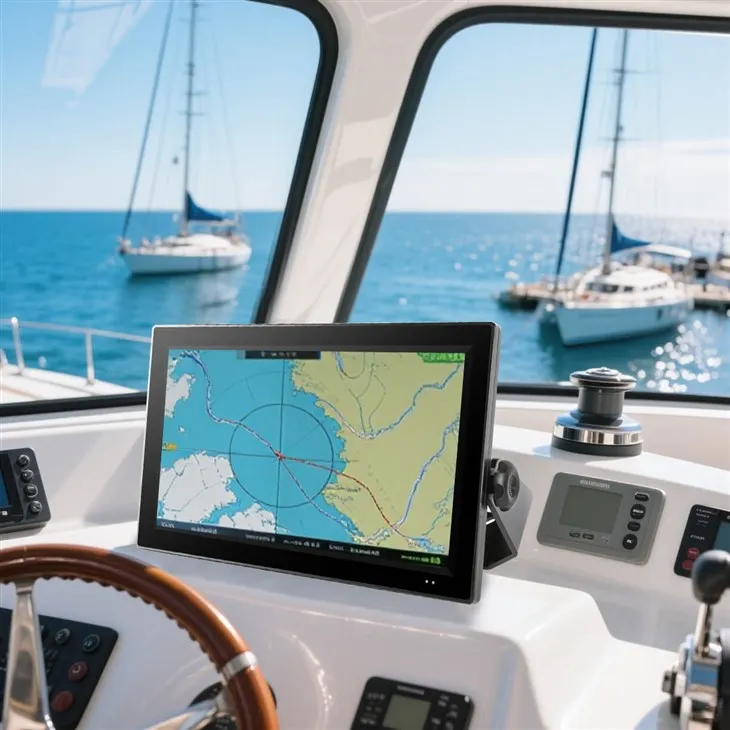 Pantalla de monitor marí